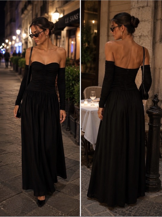 Rosetta Getty Dresses & Skirts - Rosetta Getty Ruched Strapless Dress